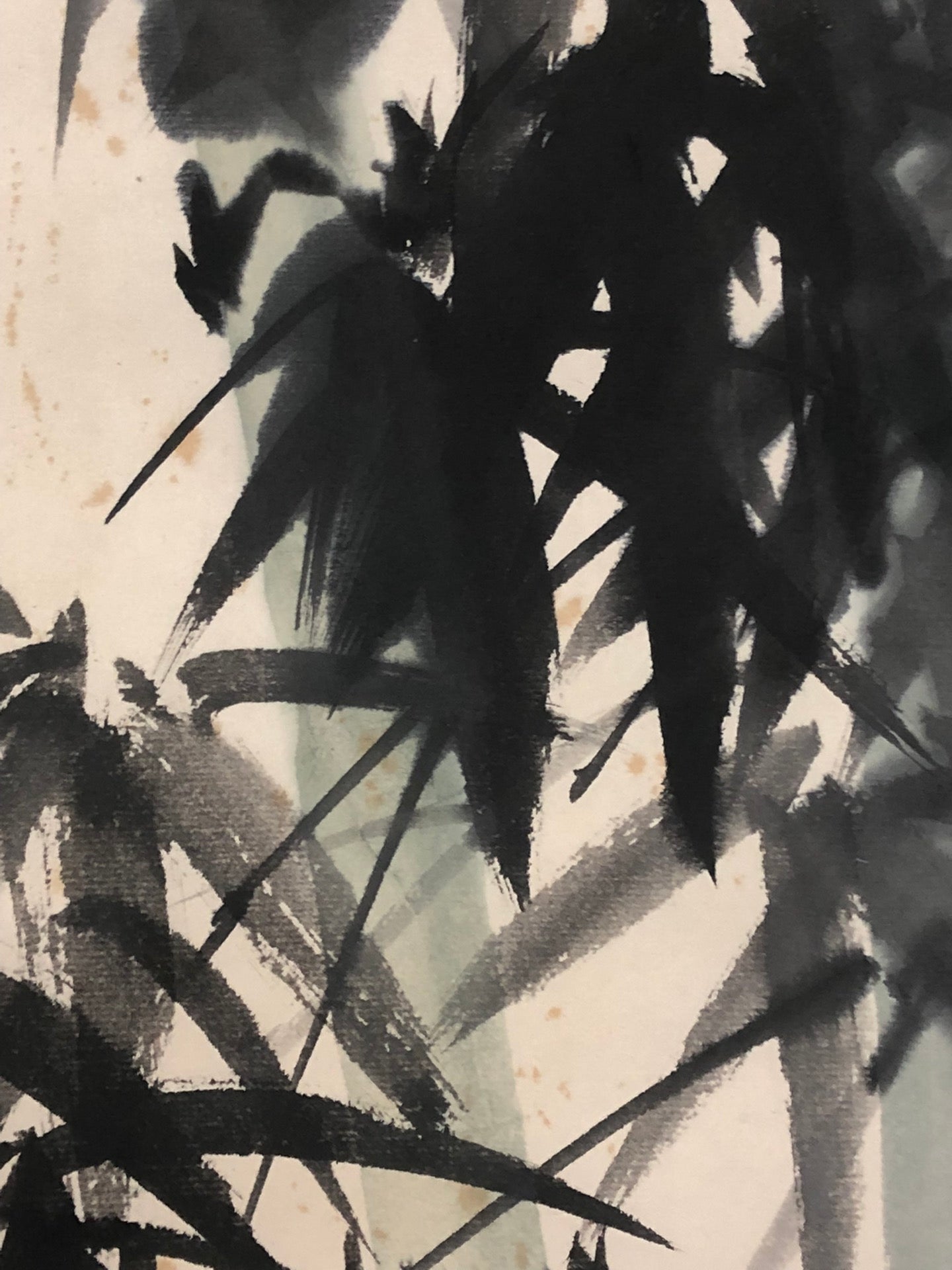 A Wonderful Chinese Ink Painting Hanging Scroll By Huang Huanwu