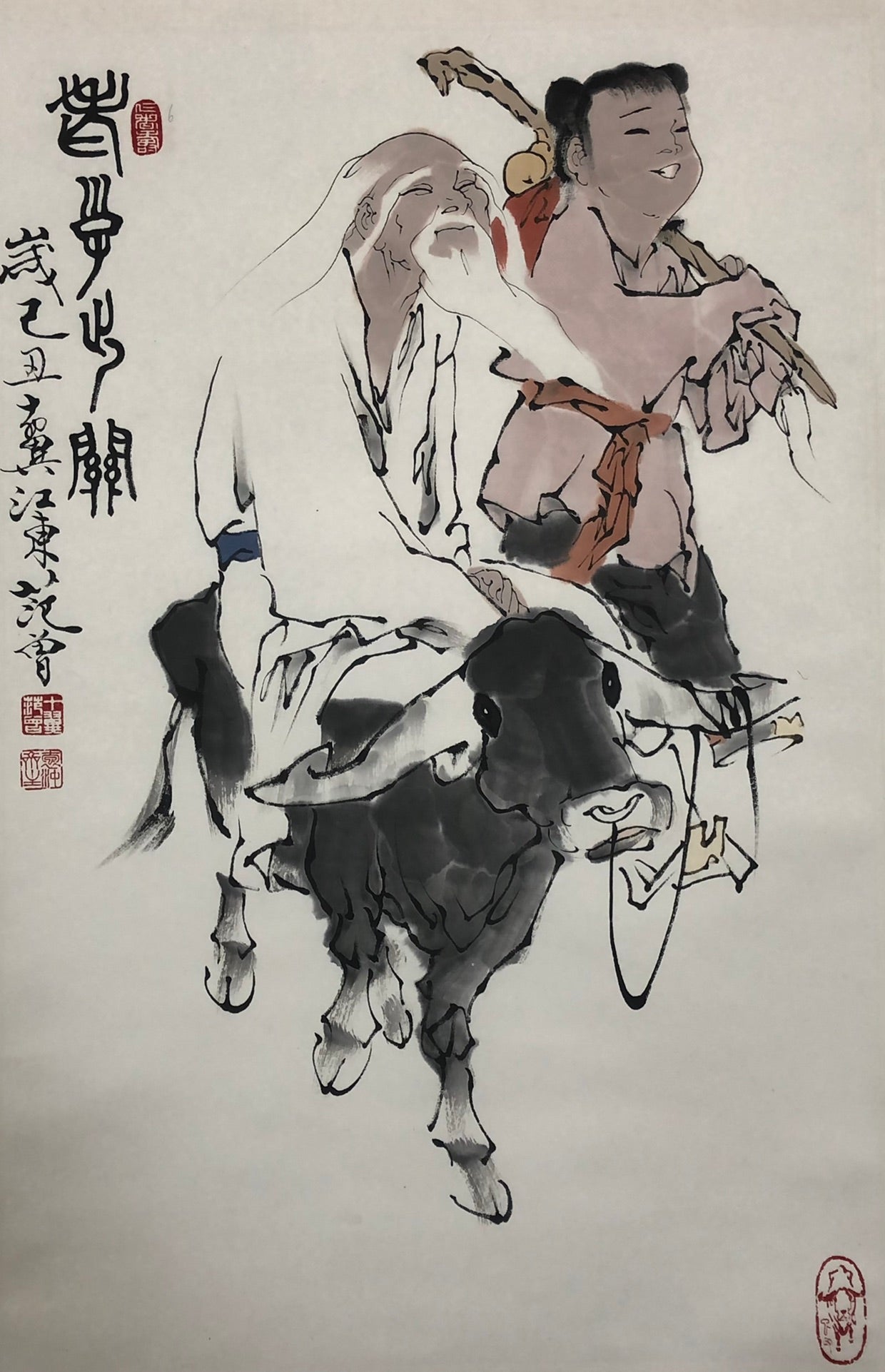 A Marvelous Chinese Ink Painting Hanging Scroll By Fan Zeng