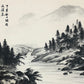 A Marvelous Chinese Ink Painting Hanging Scroll By Huang Junbi