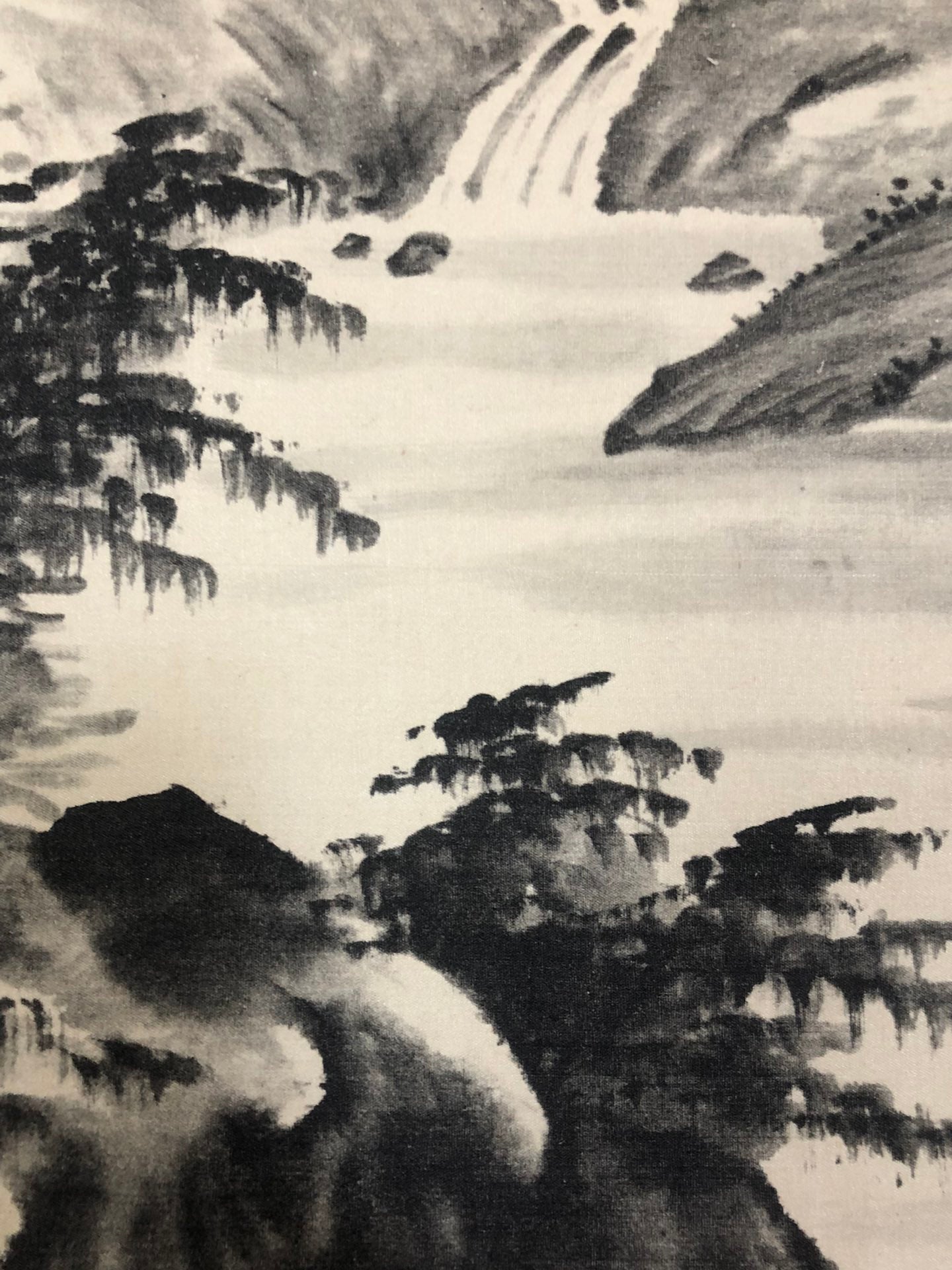 A Marvelous Chinese Ink Painting Hanging Scroll By Huang Junbi