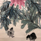 A Marvelous Chinese Ink Painting Hanging Scroll By Qi Baishi