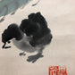 A Marvelous Chinese Ink Painting Hanging Scroll By Qi Baishi