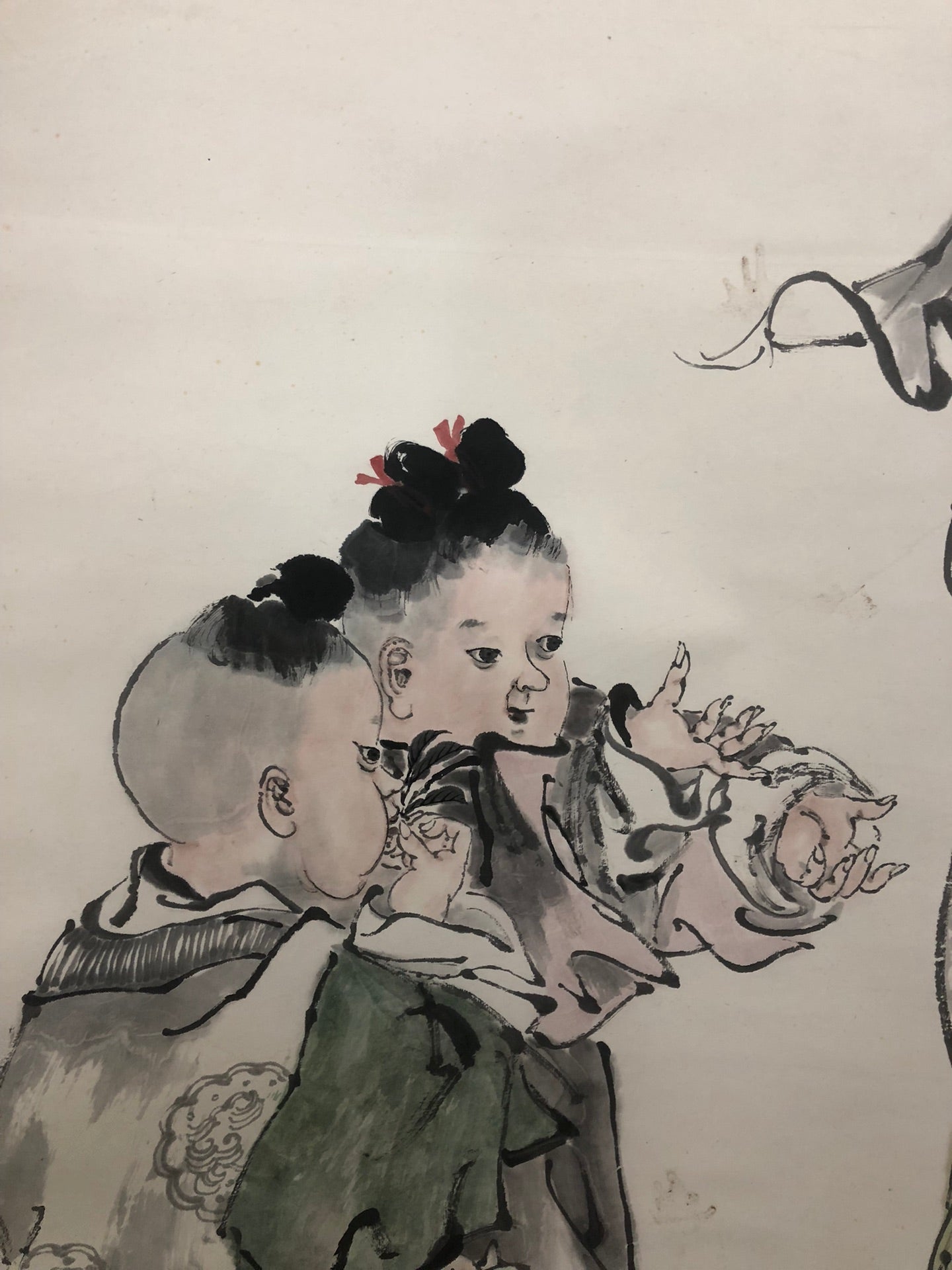 A Marvelous Chinese Ink Painting By Ren Bonian