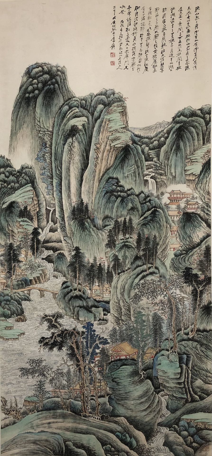 A Marvelous Chinese Ink Painting By Zhang Daqian