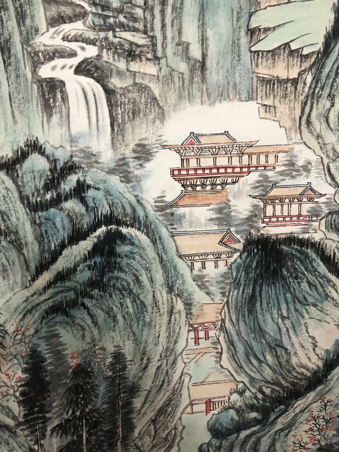 A Marvelous Chinese Ink Painting By Zhang Daqian