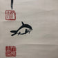 A Precious Chinese Ink Painting Hanging Scroll By Qi Baishi