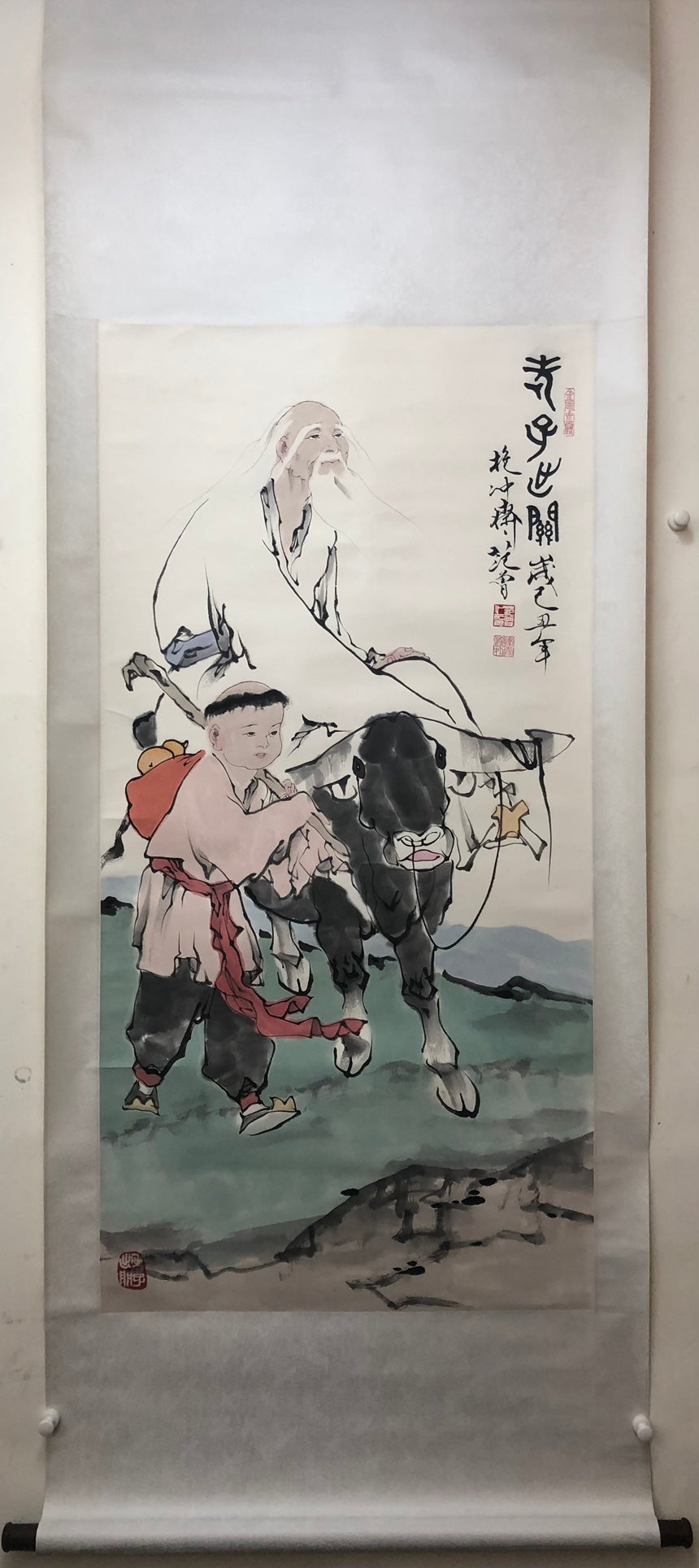 A Precious Chinese Ink Painting Hanging Scroll By Fan Zeng