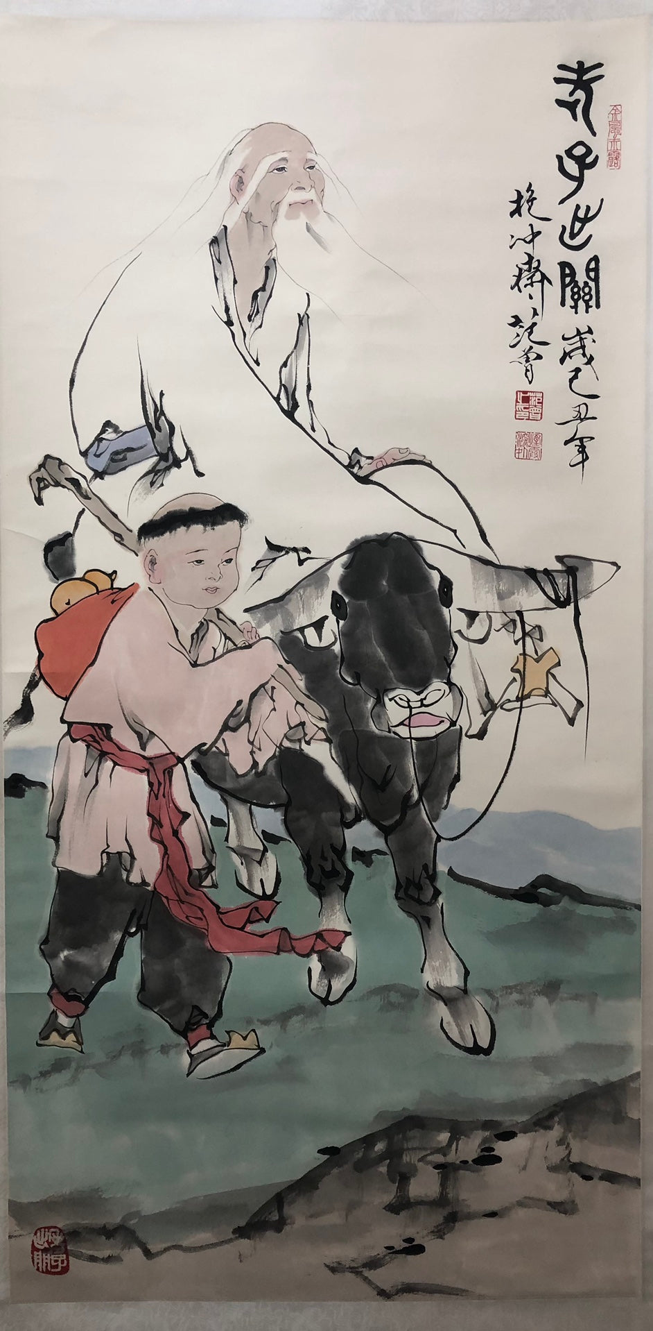 A Precious Chinese Ink Painting Hanging Scroll By Fan Zeng