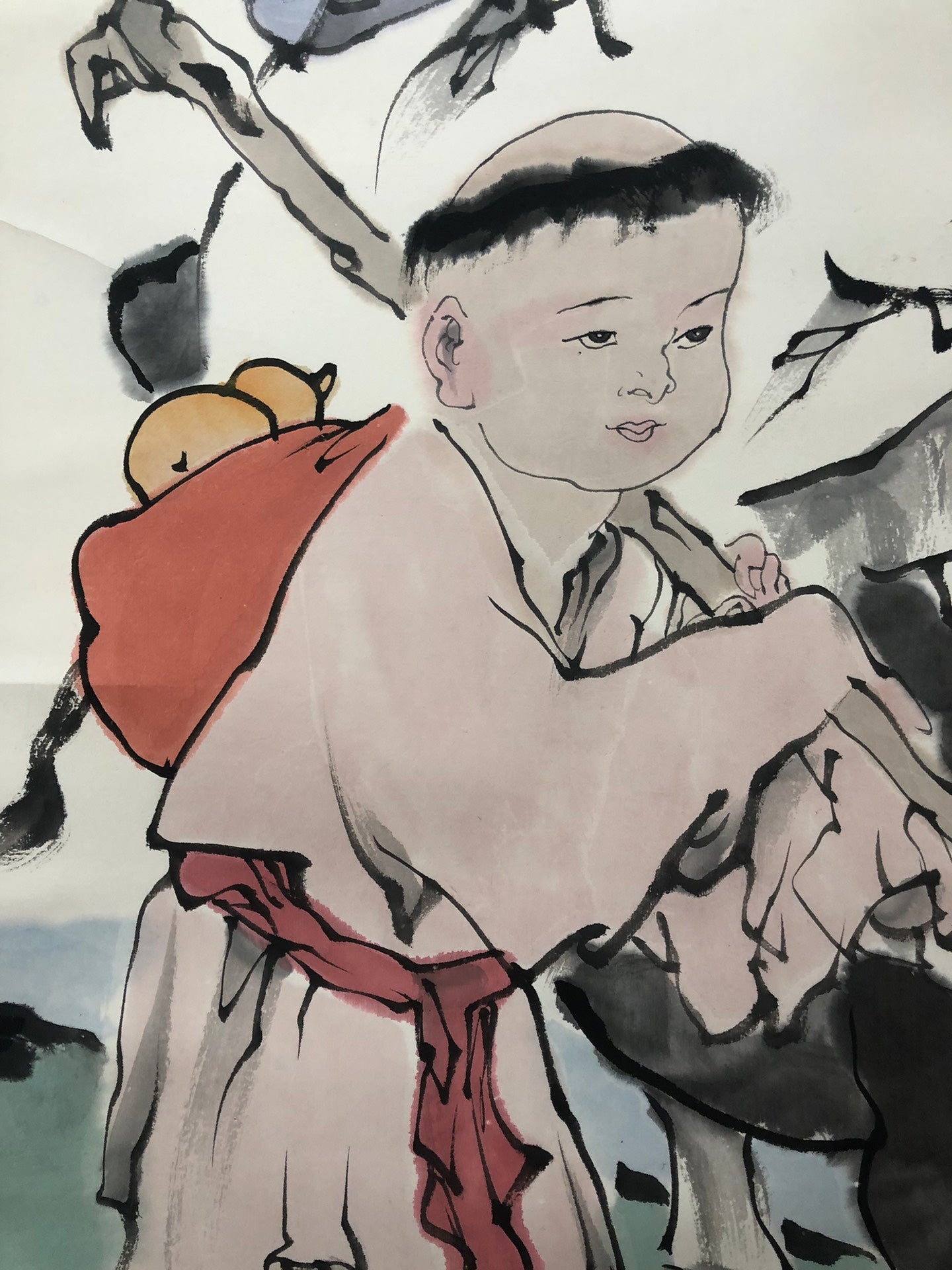 A Precious Chinese Ink Painting Hanging Scroll By Fan Zeng