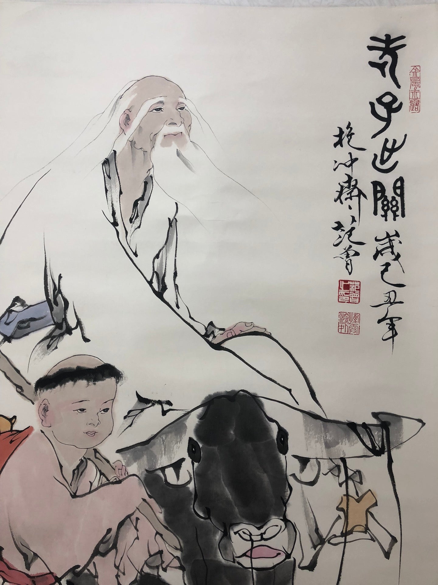 A Precious Chinese Ink Painting Hanging Scroll By Fan Zeng