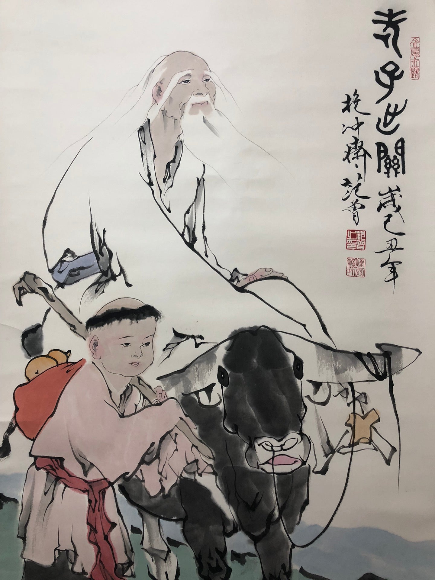 A Precious Chinese Ink Painting Hanging Scroll By Fan Zeng