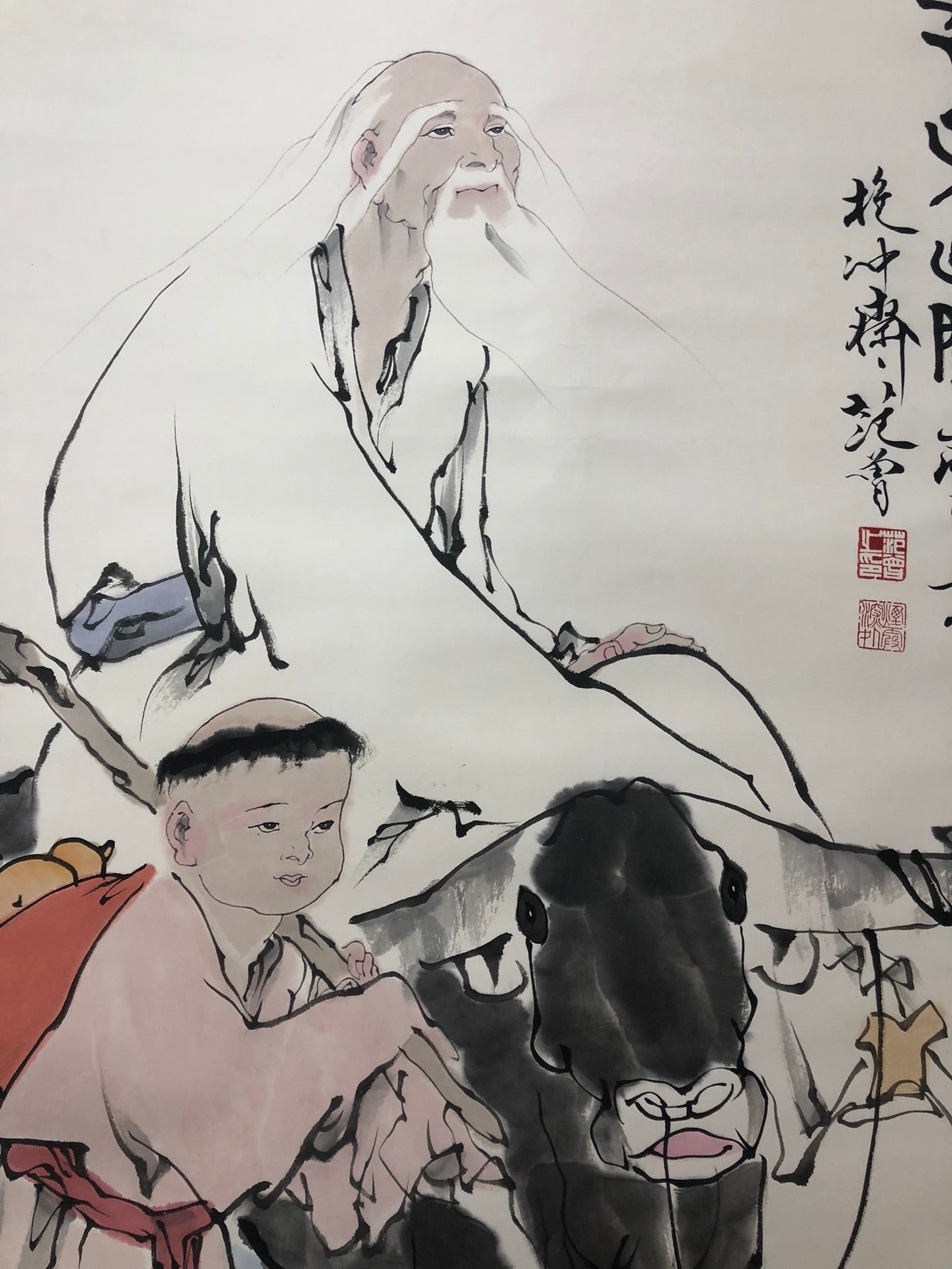 A Precious Chinese Ink Painting Hanging Scroll By Fan Zeng