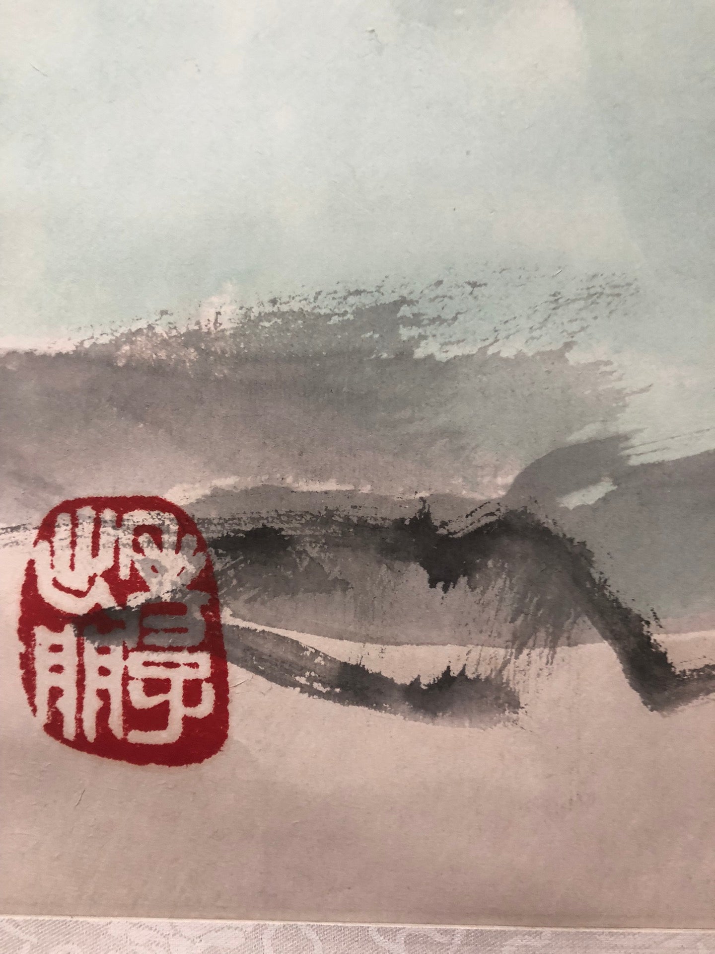 A Precious Chinese Ink Painting Hanging Scroll By Fan Zeng