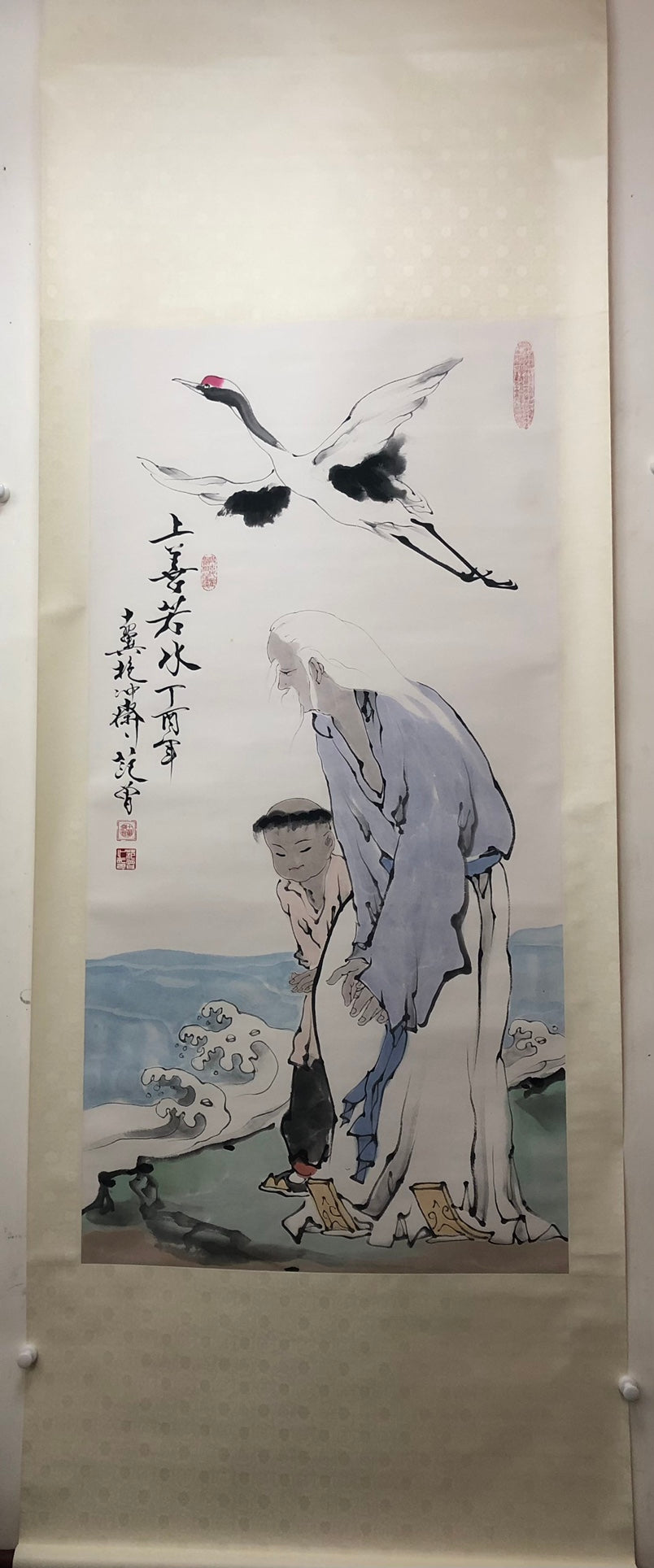 A Precious Chinese Ink Painting Hanging Scroll By Fan Zeng