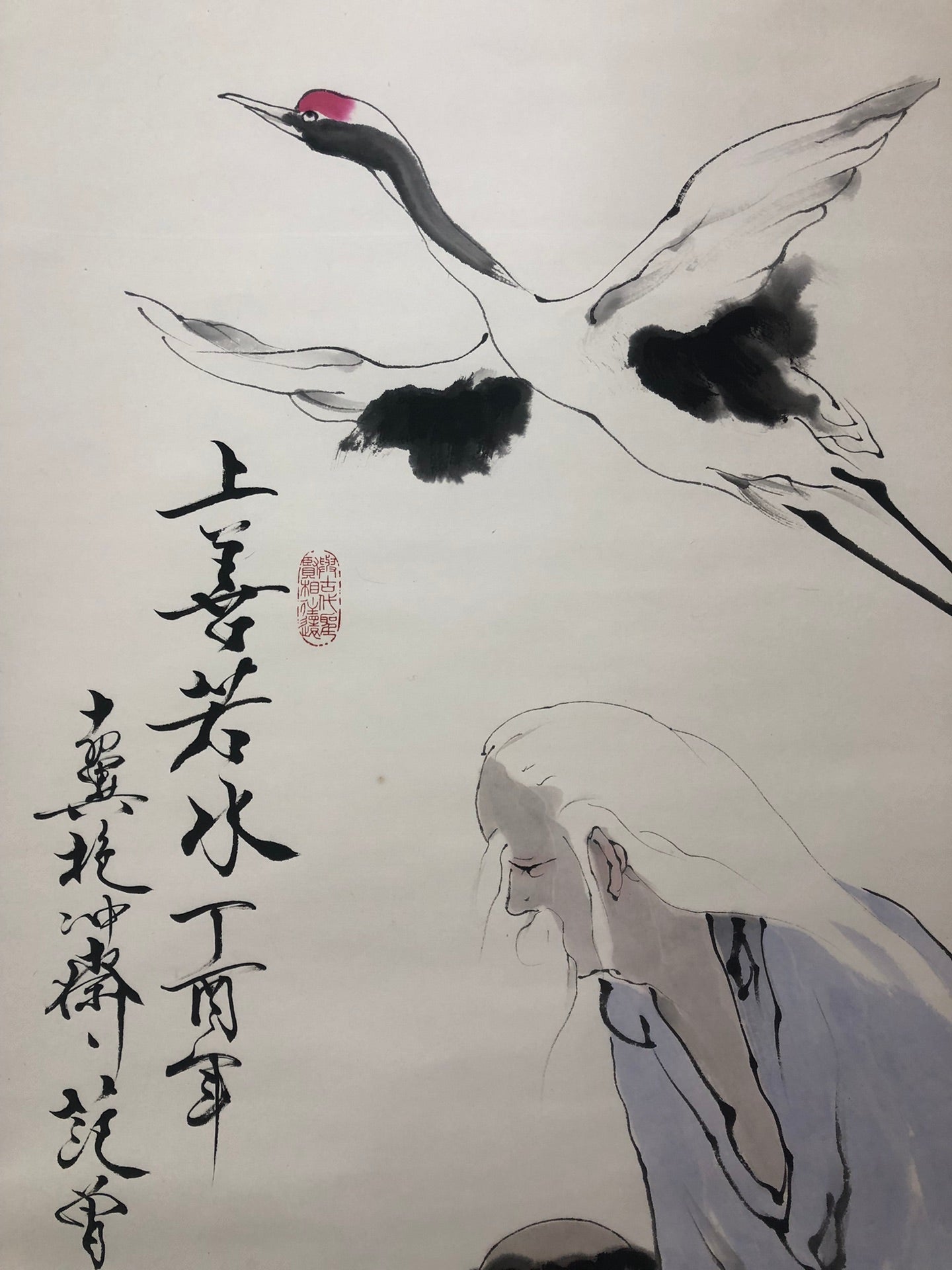 A Precious Chinese Ink Painting Hanging Scroll By Fan Zeng