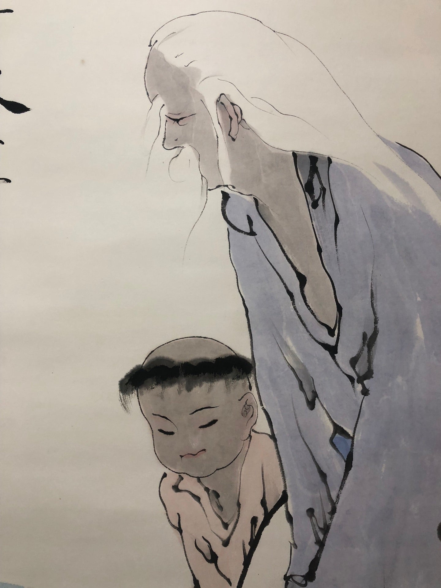 A Precious Chinese Ink Painting Hanging Scroll By Fan Zeng