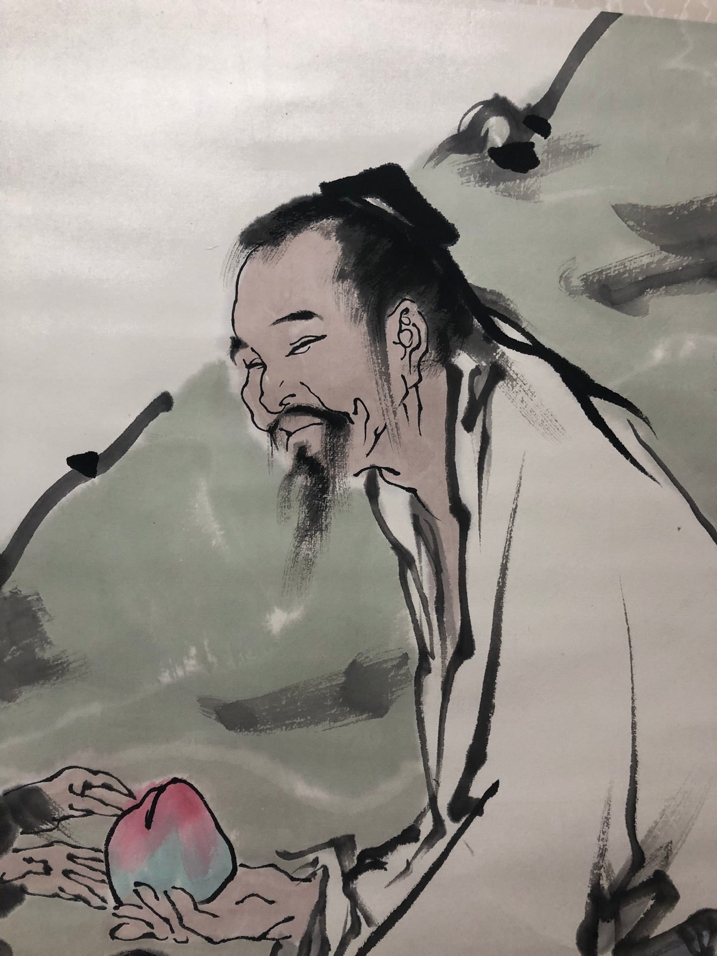 A Precious Chinese Ink Painting Hanging Scroll By Fan Zeng