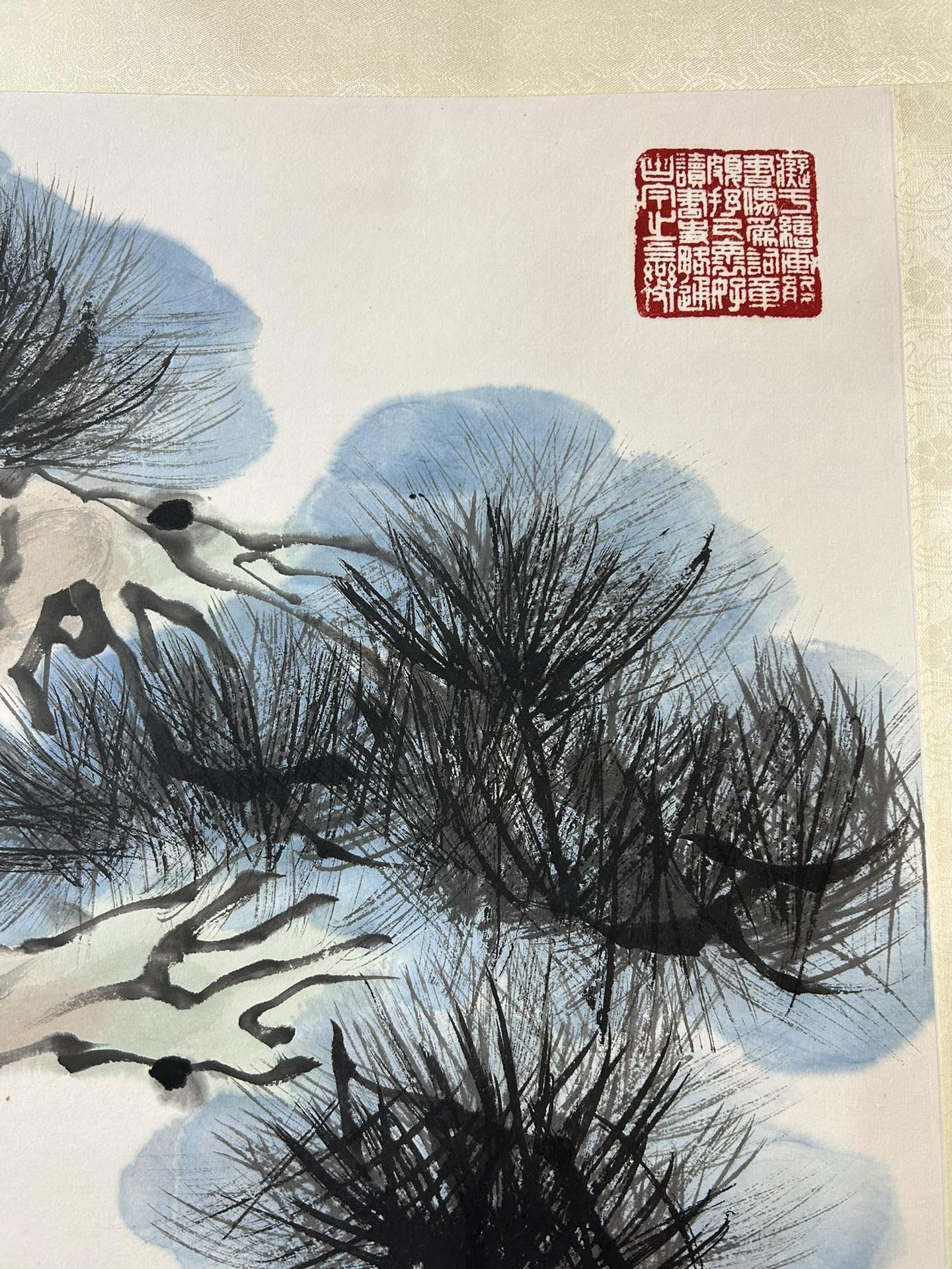 A Precious Chinese Ink Painting Hanging Scroll By Fan Zeng