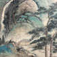 A Precious Chinese Ink Painting Hanging Scroll By Qi Gong