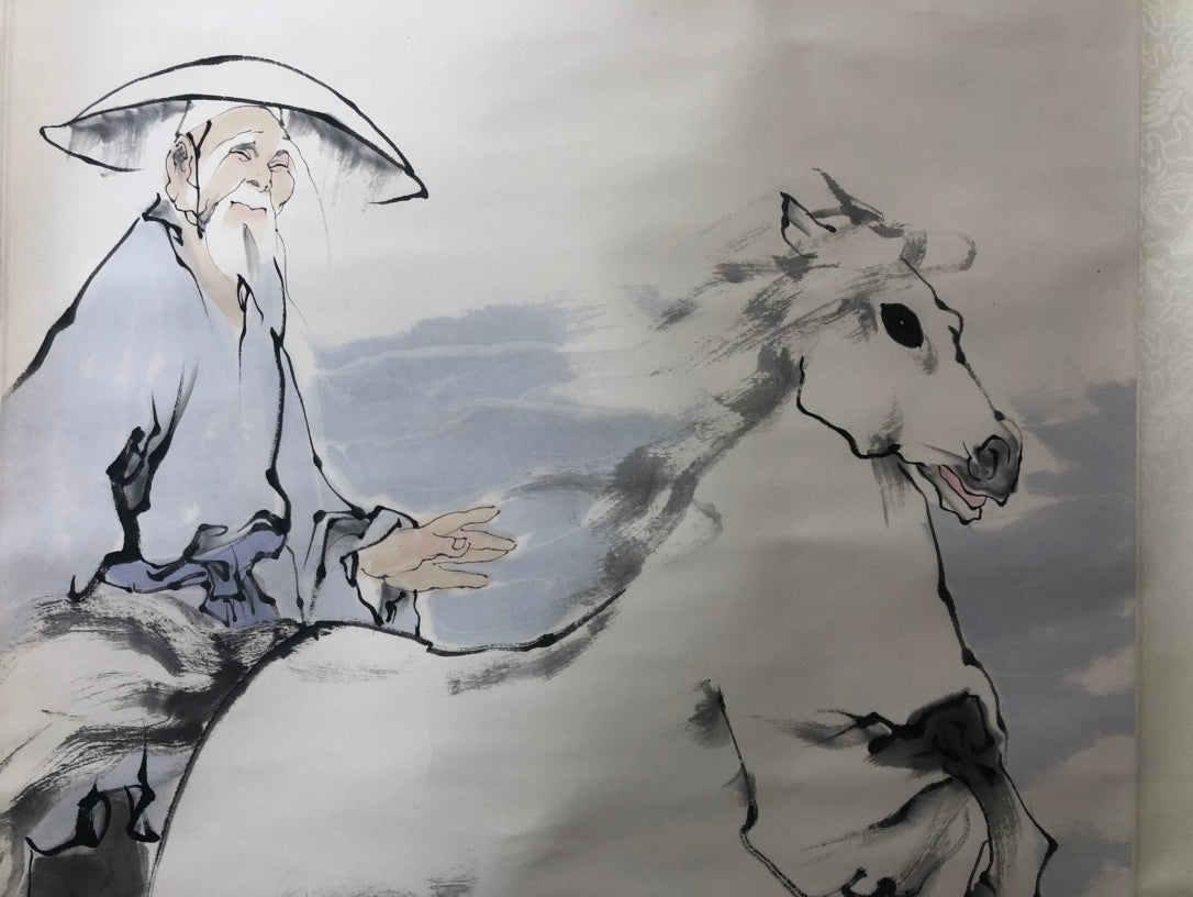 A Precious Chinese Ink Painting Hanging Scroll By Fan Zeng