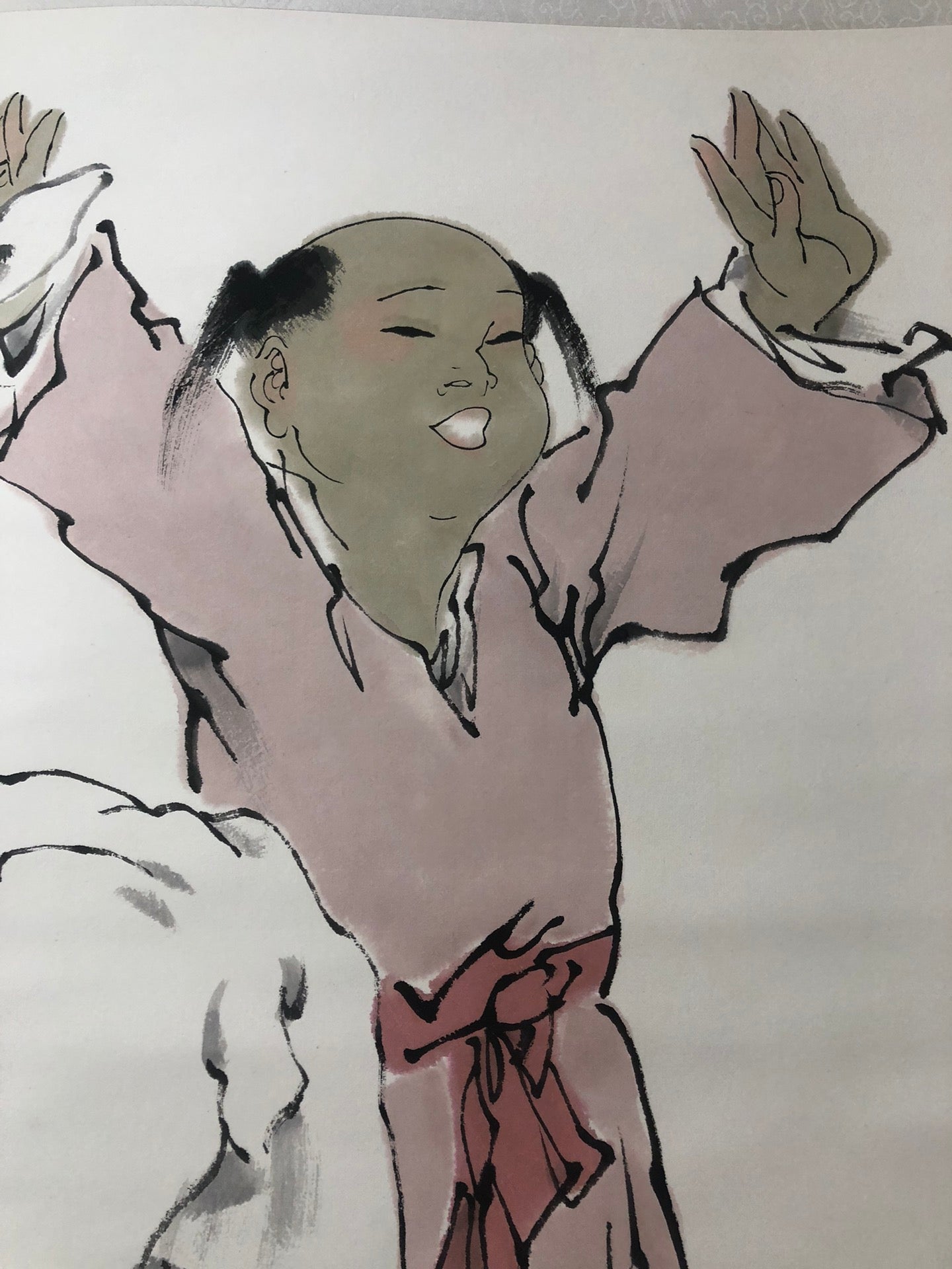 A Precious Chinese Ink Painting Hanging Scroll By Fan Zeng