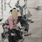 A Precious Chinese Ink Painting Hanging Scroll By Fan Zeng