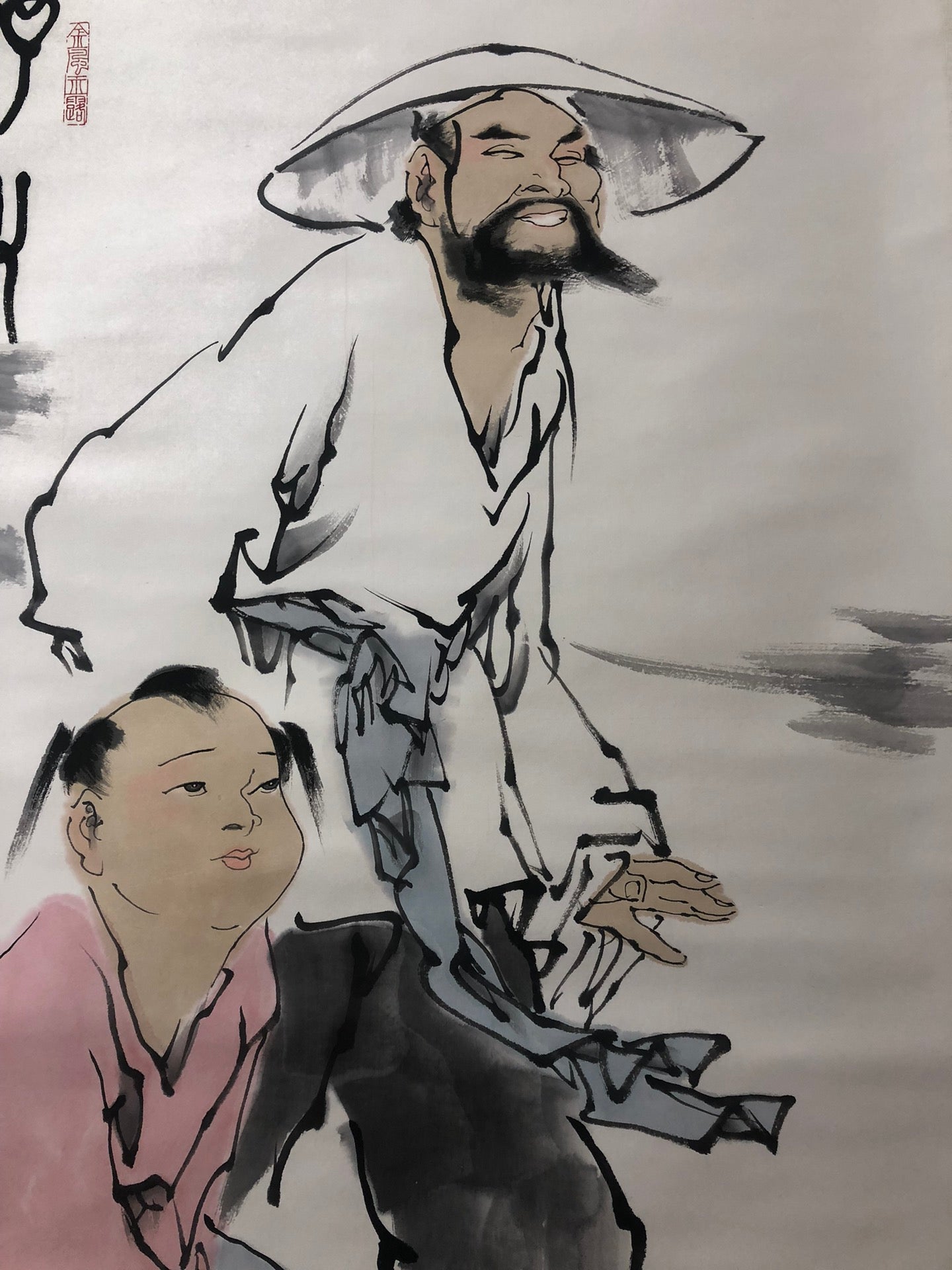 A Precious Chinese Ink Painting Hanging Scroll By Fan Zeng