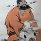 A Fabulous Chinese Ink Painting Hanging Scroll By Fan Zeng