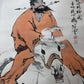 A Fabulous Chinese Ink Painting Hanging Scroll By Fan Zeng