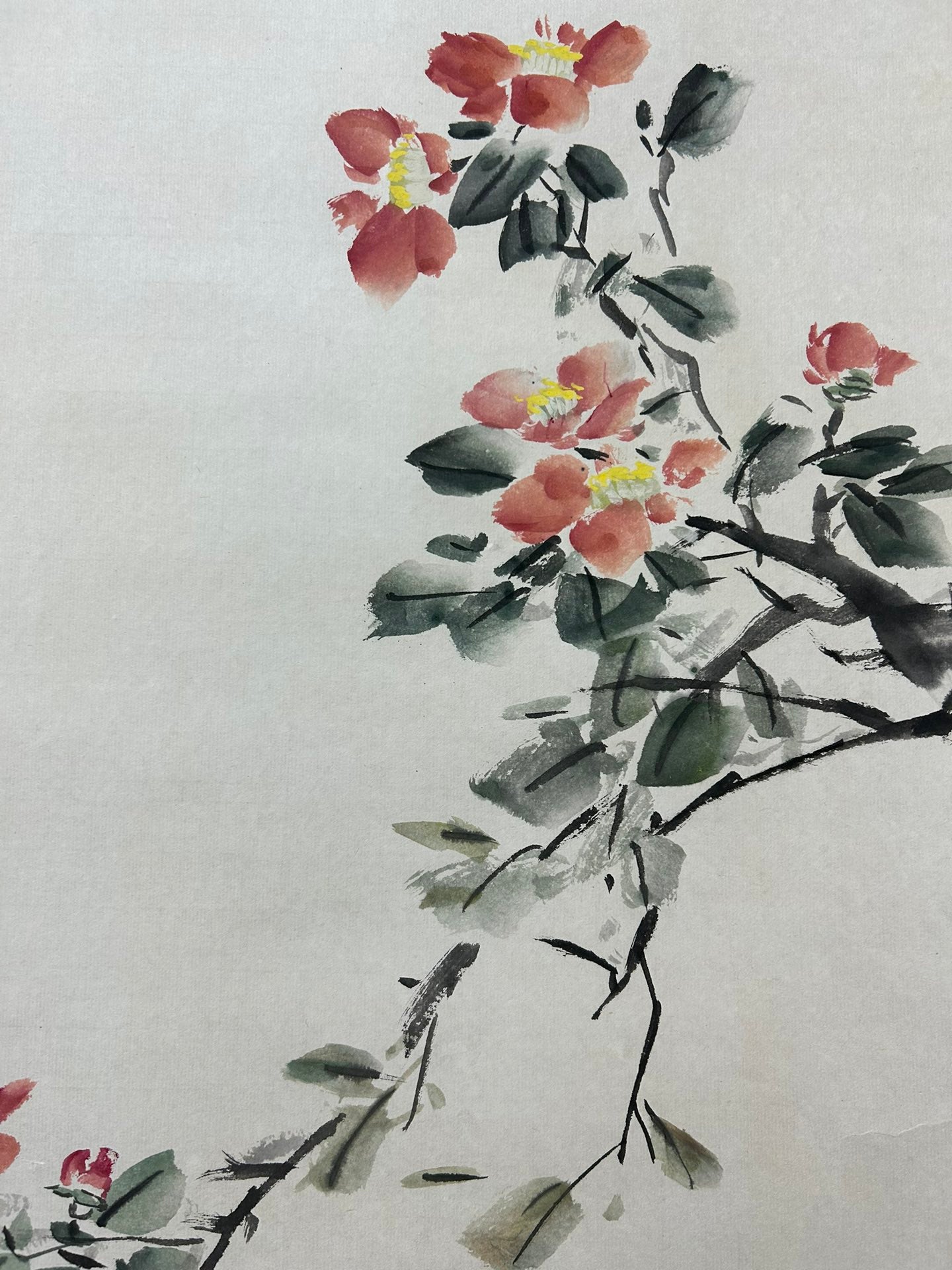 A Precious Chinese Ink Painting Hanging Scroll By Wang Xuetao