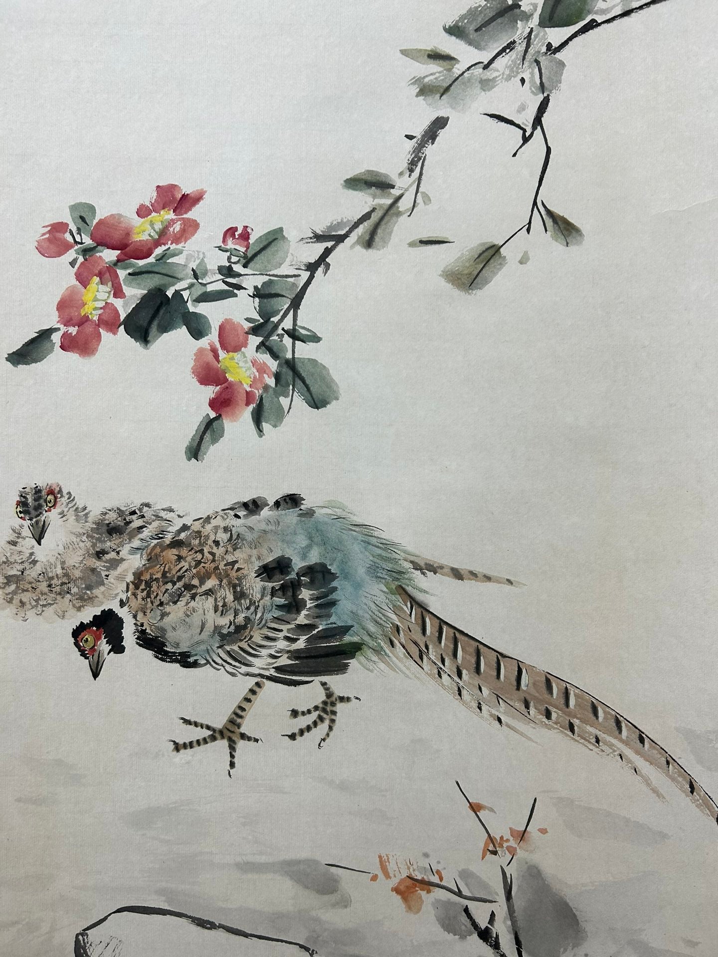 A Precious Chinese Ink Painting Hanging Scroll By Wang Xuetao