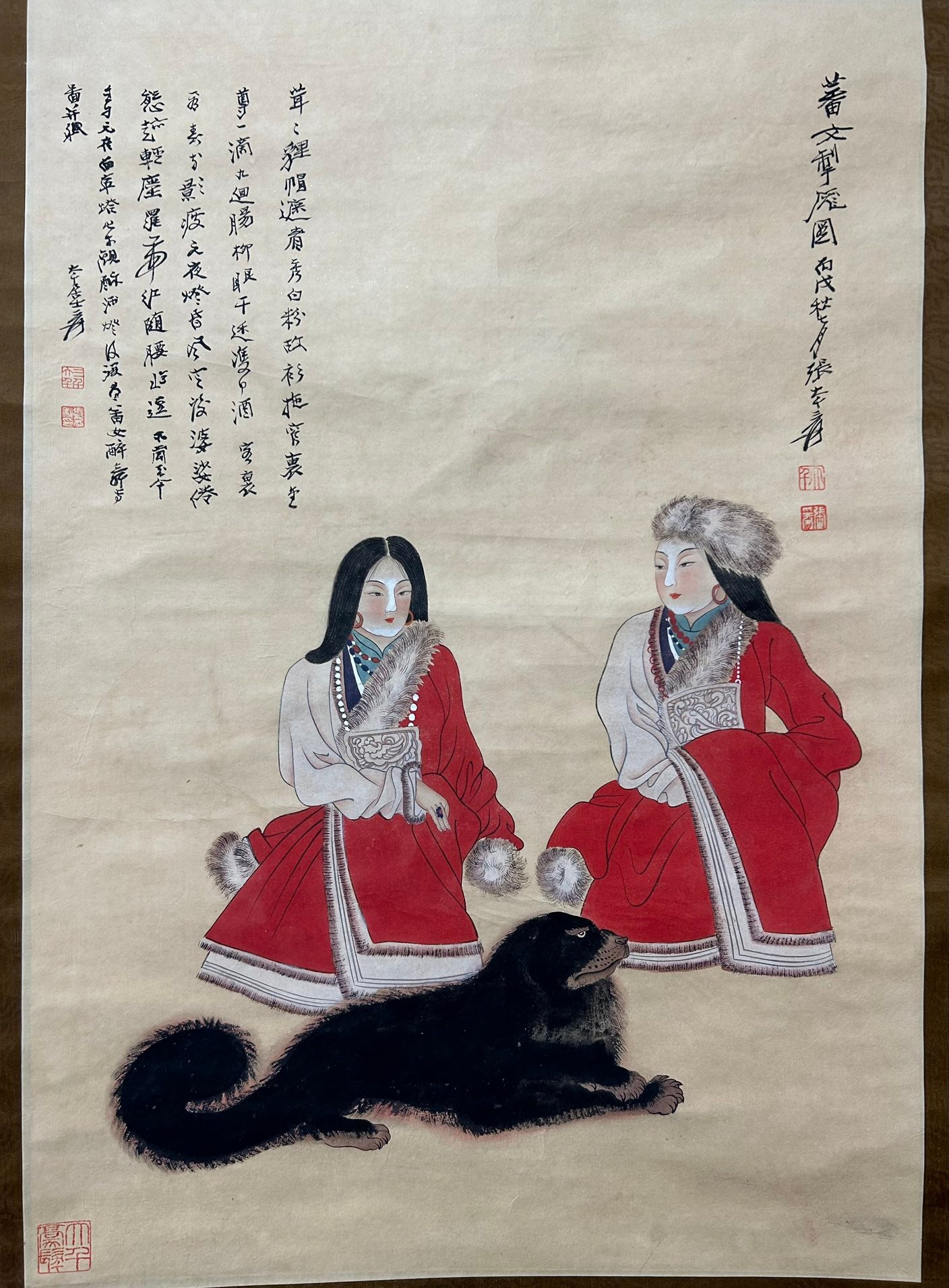 A Precious Chinese Ink Painting Hanging Scroll By Zhang Daqian