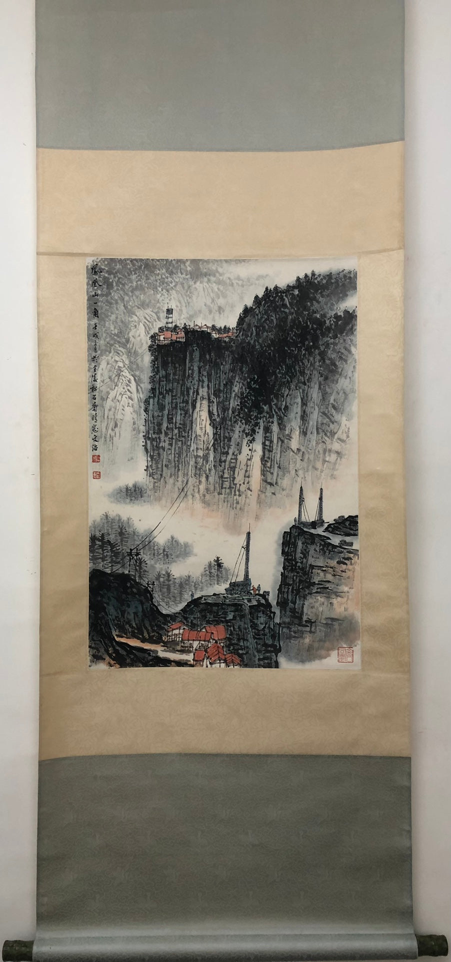 A Precious Chinese Ink Painting Hanging Scroll By Song Wenzhi