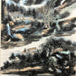 A Fabulous Chinese Ink Painting Hanging Scroll By Huang Binhong