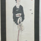 Three Gorgeous Chinese Ink Painting Hanging Scrolls By Xu Beihong