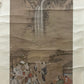 A Gorgeous Chinese Ink Painting Hanging Scroll By Tang Yin