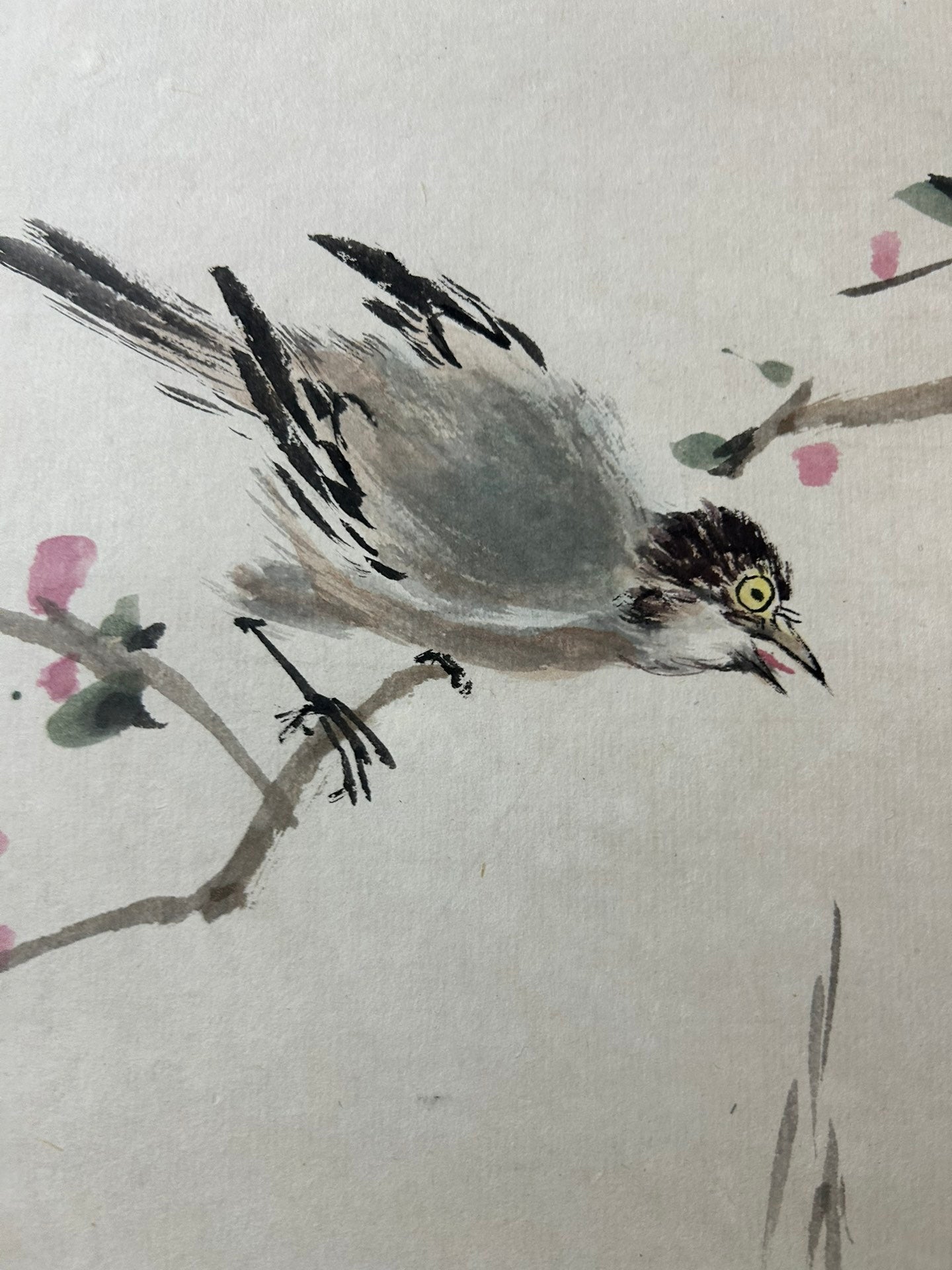 A Fabulous Chinese Ink Painting Hanging Scroll By Wang Xuetao