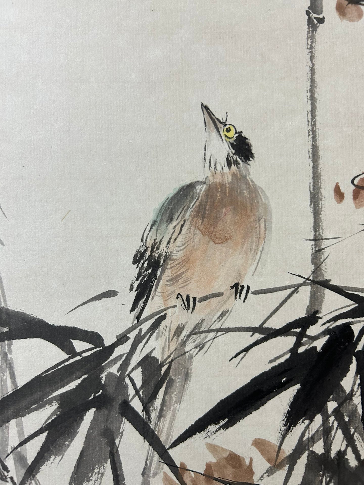 A Fabulous Chinese Ink Painting Hanging Scroll By Wang Xuetao