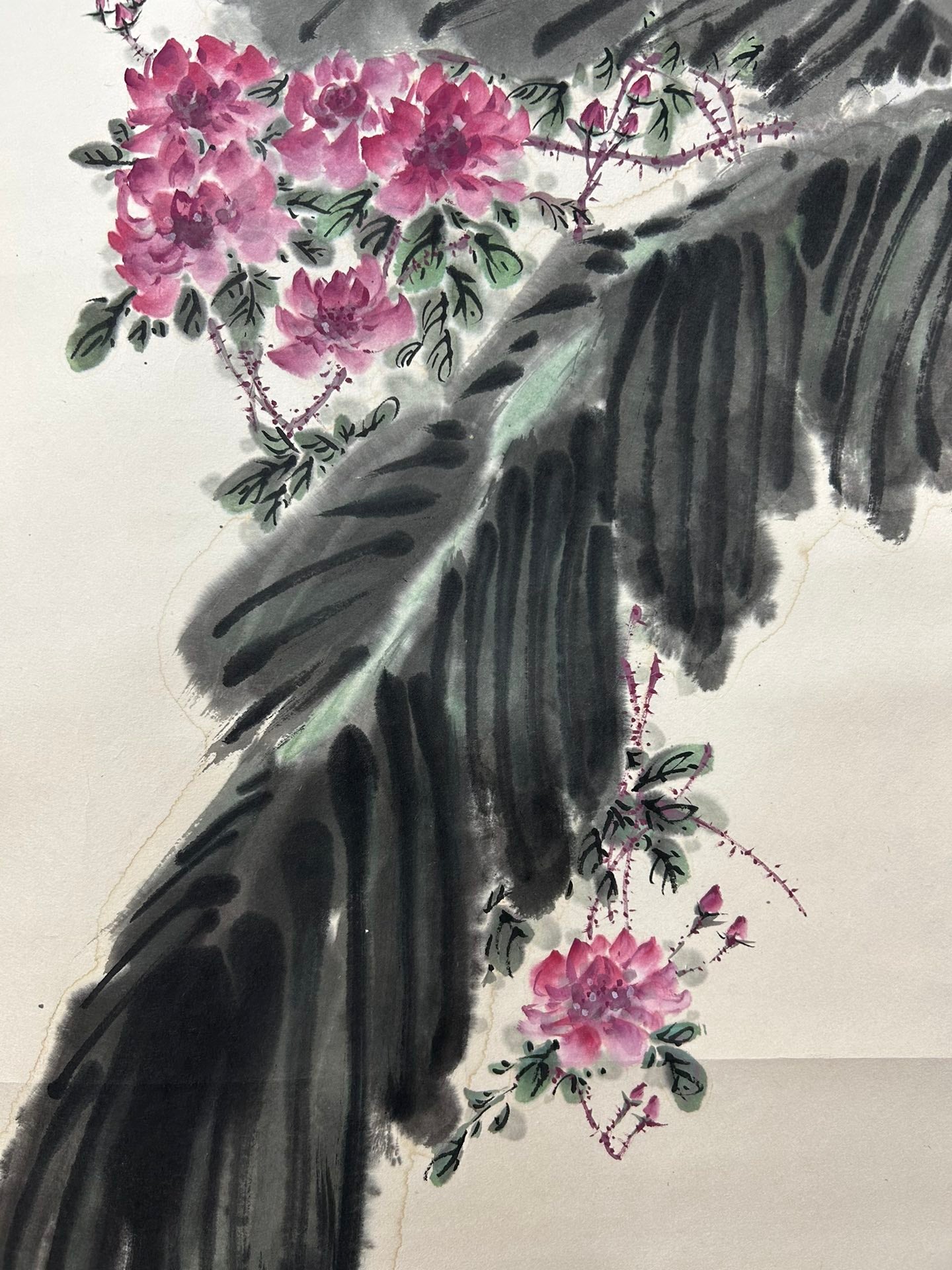 An Excellent Chinese Ink Painting By Wu Qingxia