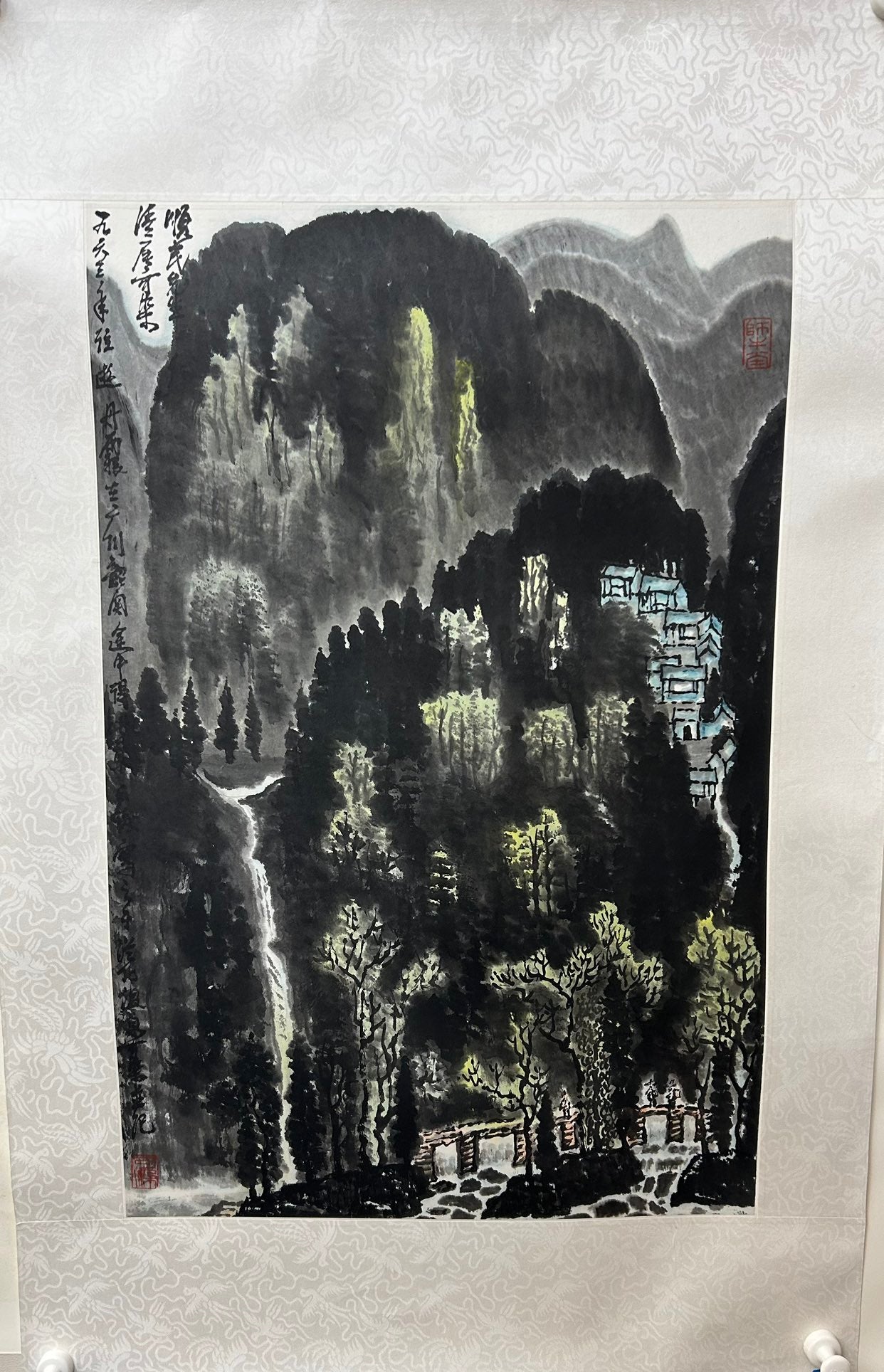 An Excellent Chinese Ink Painting By Li Keran