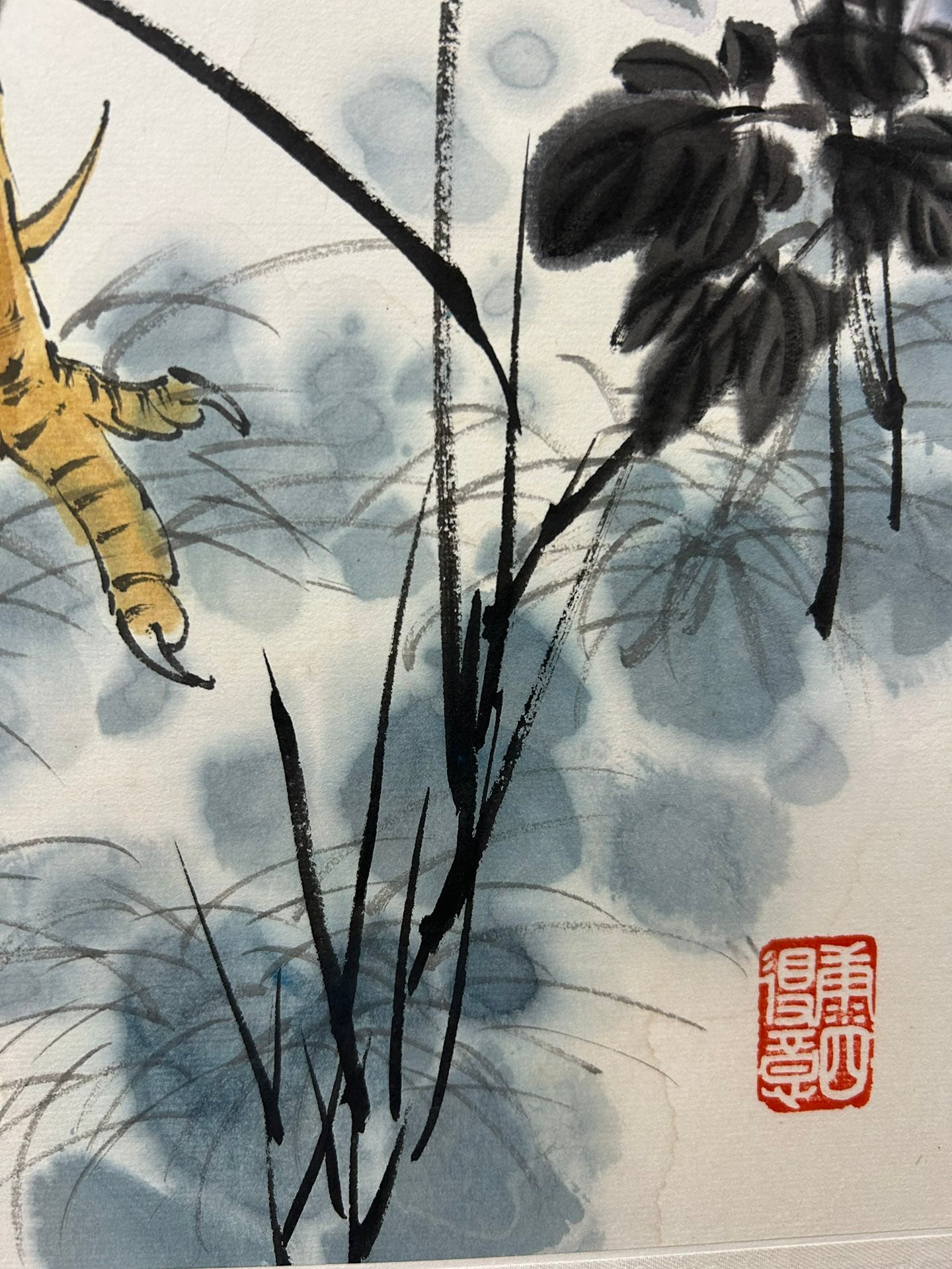 An Excellent Chinese Ink Painting By Kang Ning