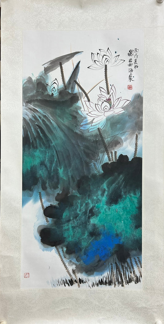 An Excellent Chinese Ink Painting By Xie Zhiliu