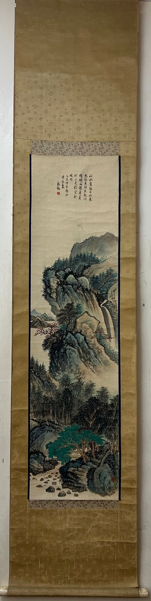 An Excellent Chinese Ink Painting Hanging Scroll By Qian Weicheng