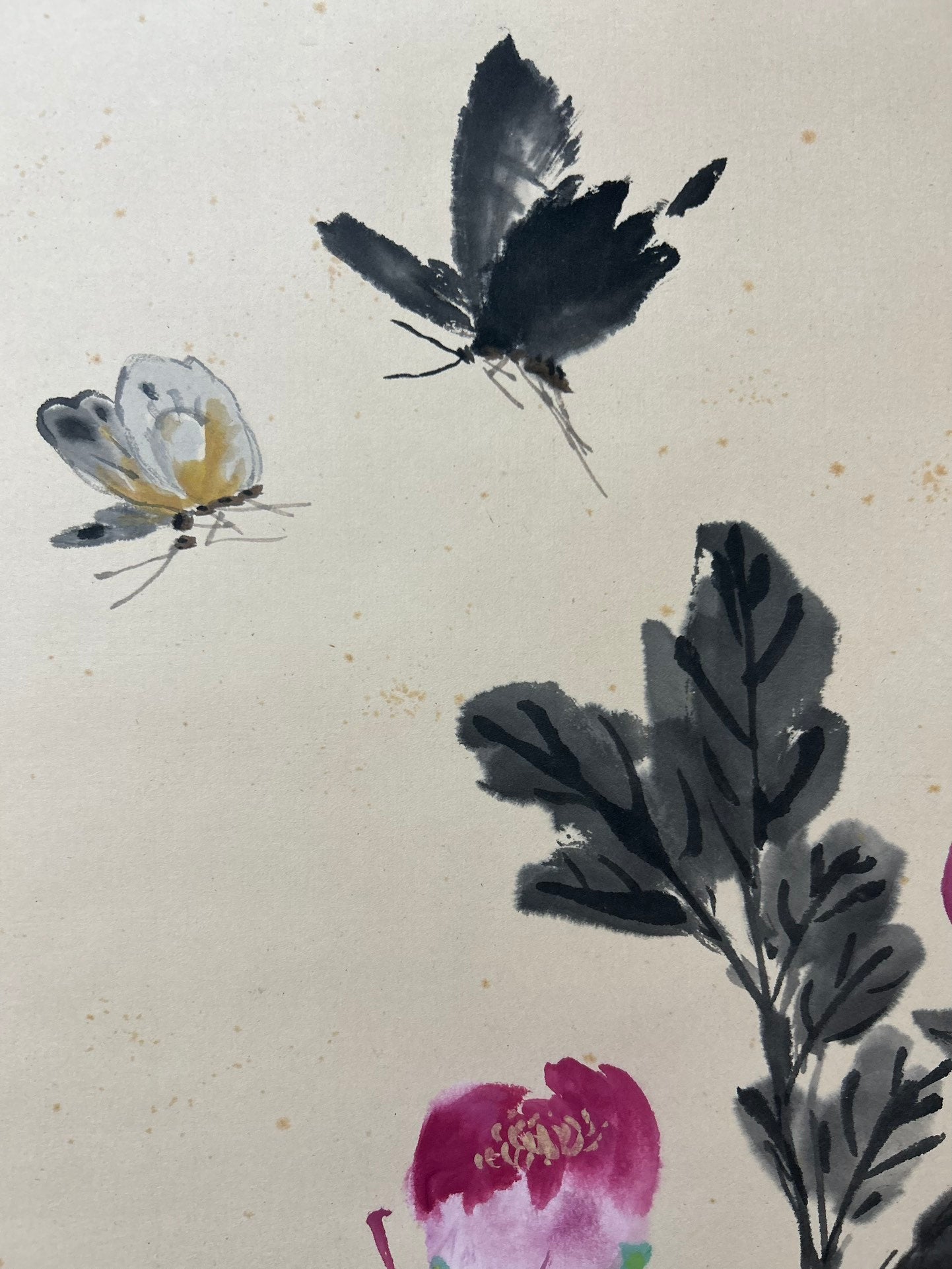 An Exquisite Chinese Ink Painting Hanging Scroll By Wang Xuetao