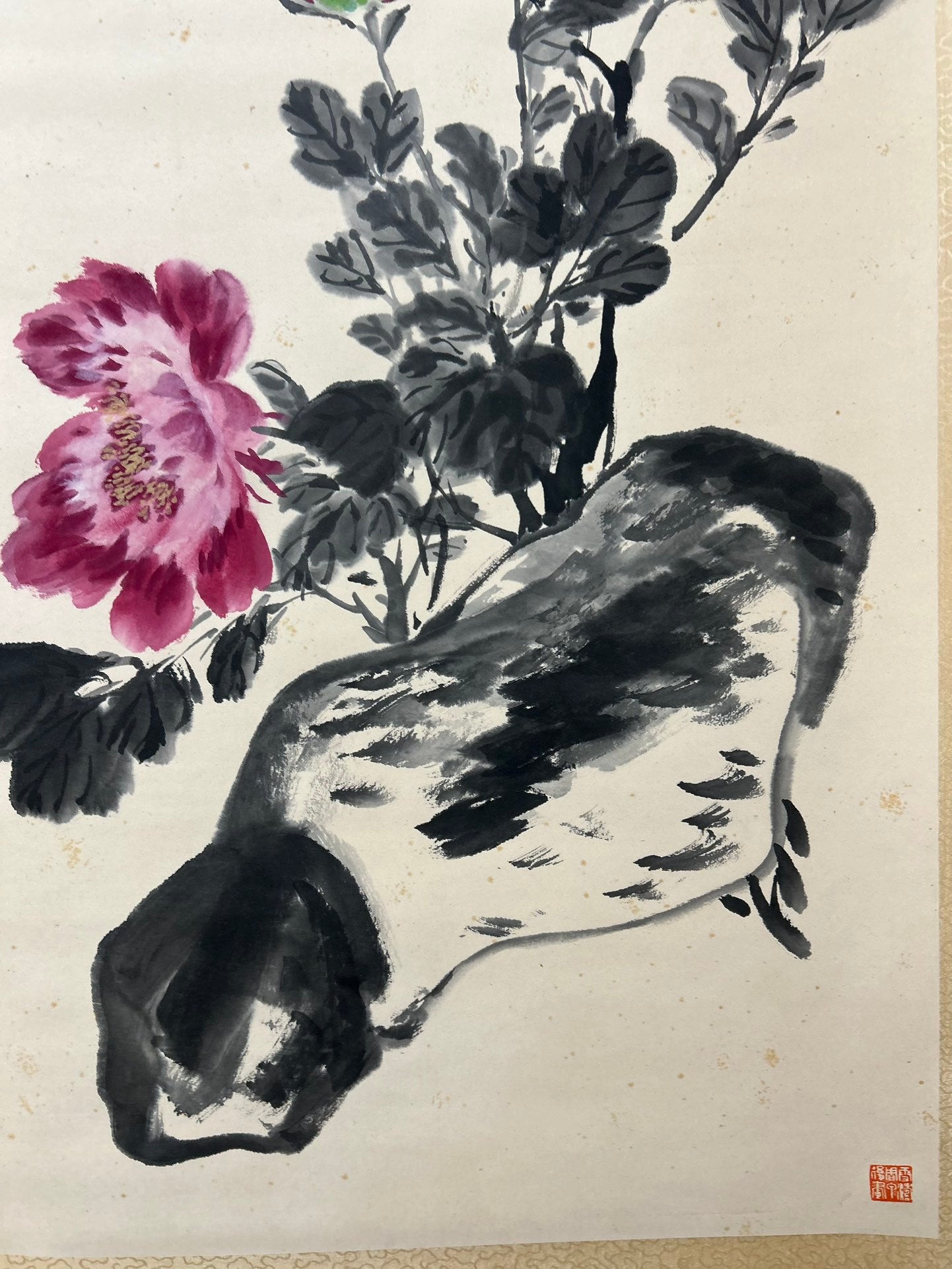 An Exquisite Chinese Ink Painting Hanging Scroll By Wang Xuetao