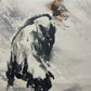 An Exquisite Chinese Ink Painting Hanging Scroll By Huang Zhou