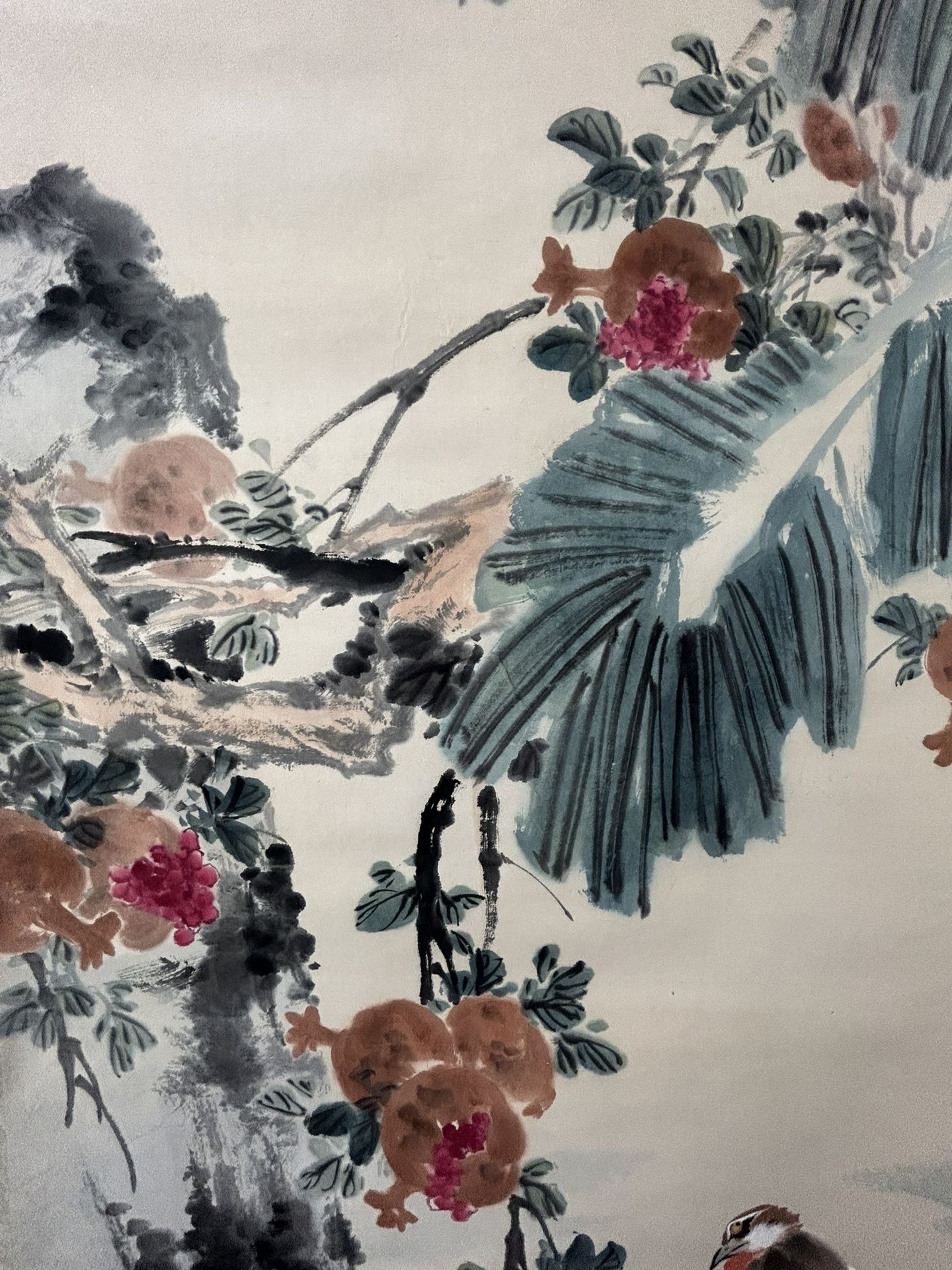 An Exquisite Chinese Ink Painting Hanging Scroll By Zhang Qiyi