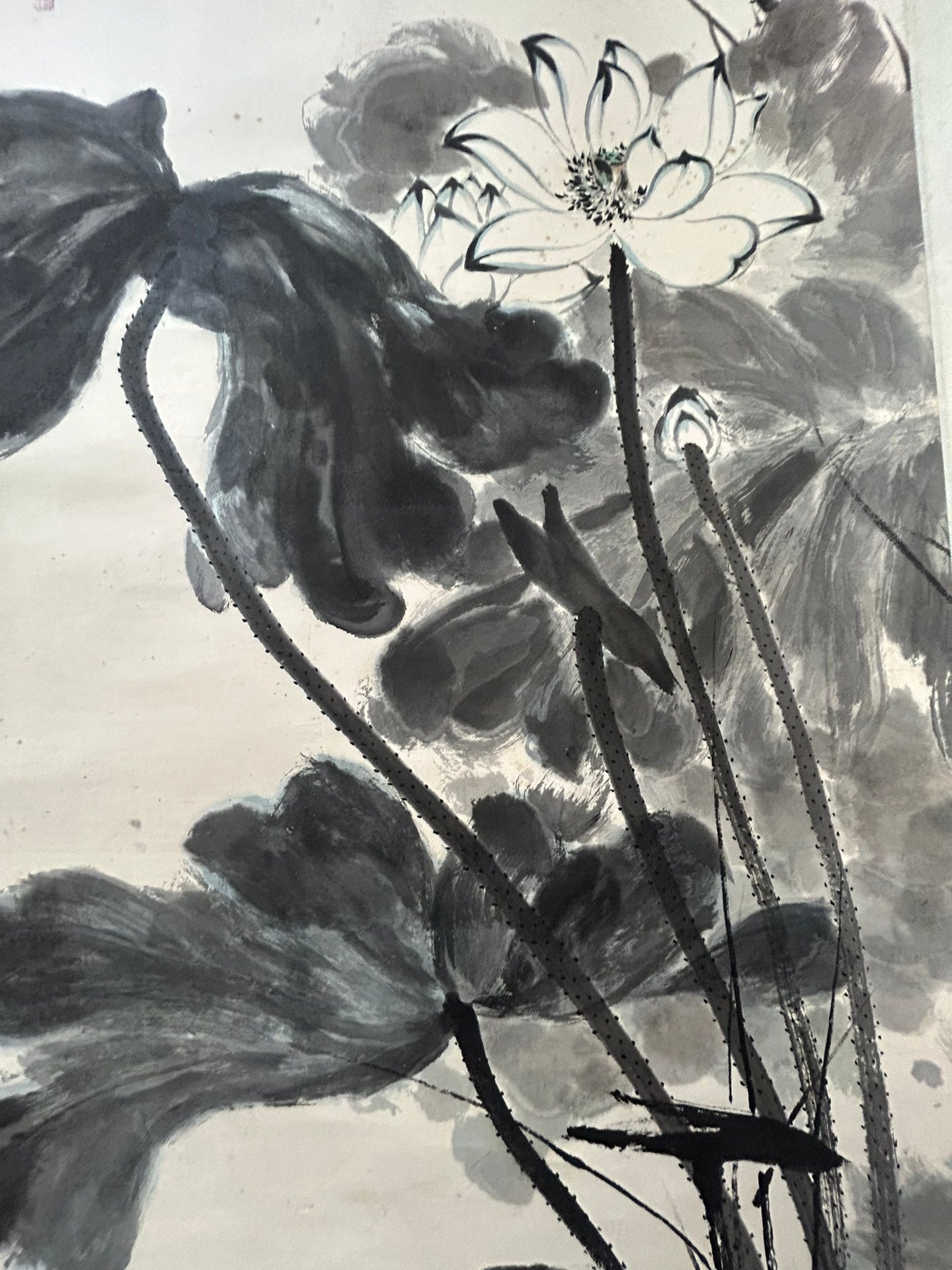 An Exquisite Chinese Ink Painting Hanging Scroll By Zhang Daqian