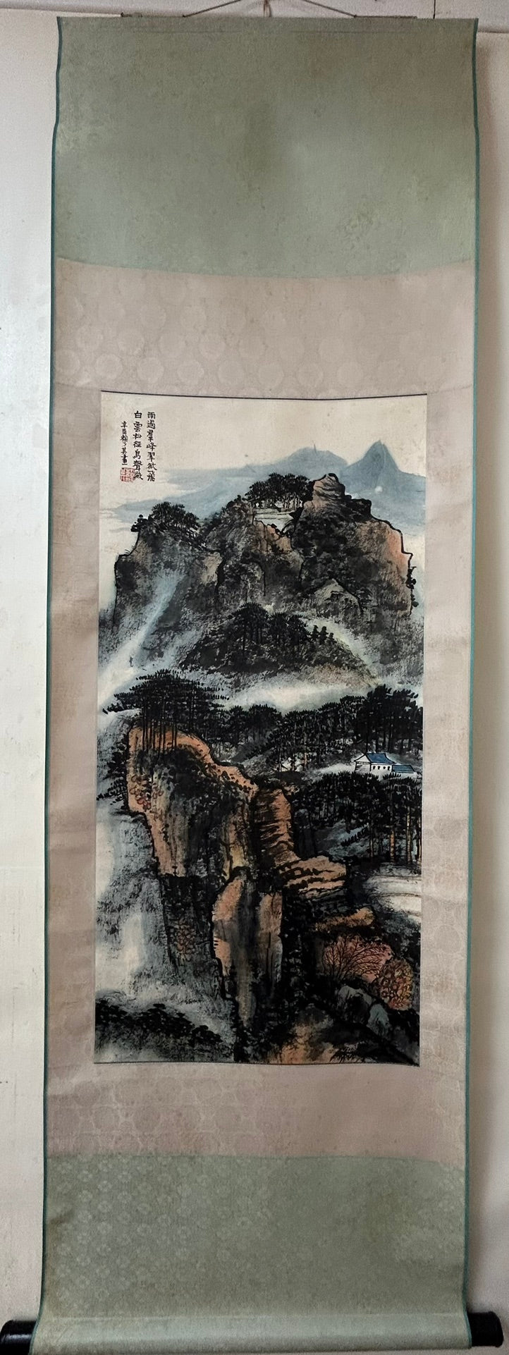 An Exquisite Chinese Ink Painting Hanging Scroll By Lai Shaoqi