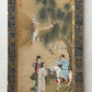 An Exquisite Chinese Ink Painting Hanging Scroll By Chen Mei